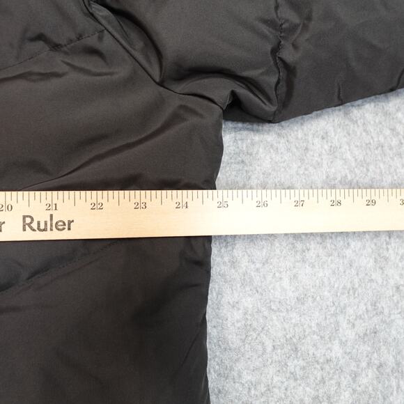 Ralph Lauren Coat Womens Extra Large Black Goose Down Puffer Hooded Parka Long - Picture 9 of 12